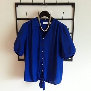 Chico's Royal Blue Blouse
